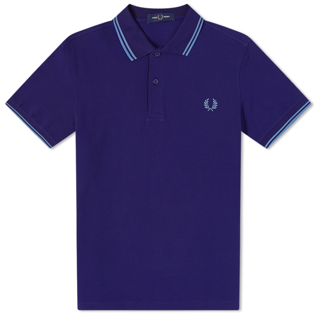 Fred Perry Slim Fit Twin Tipped Polo - 1