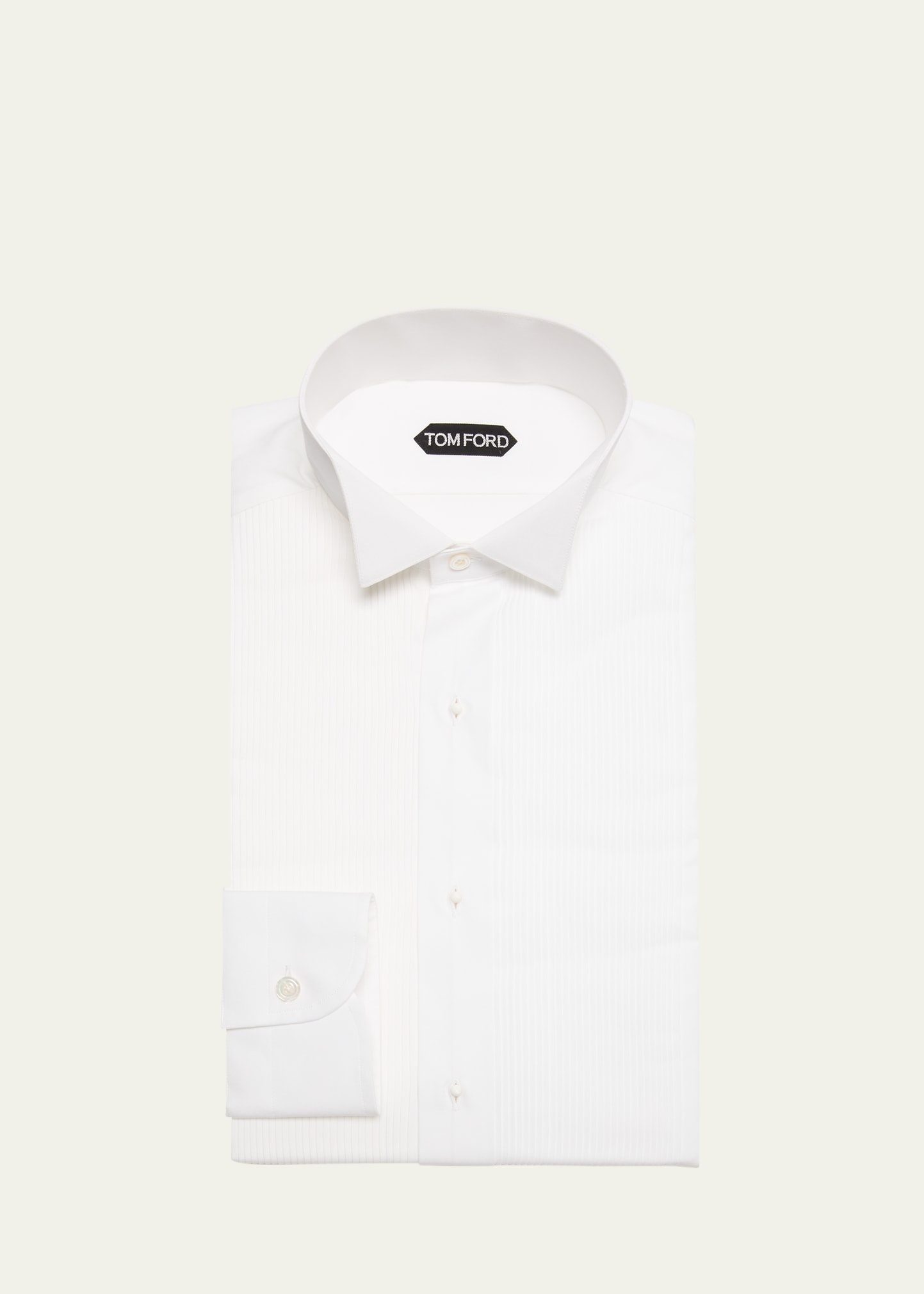 Men's Wingtip Plisse Formal Shirt - 1