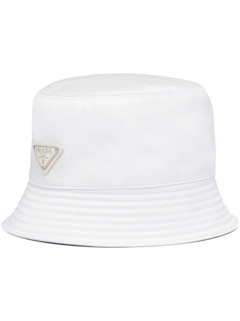 triangle-logo bucket hat - 1