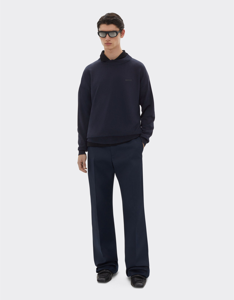 Ferrari Cotton and silk long sleeve sweater outlook