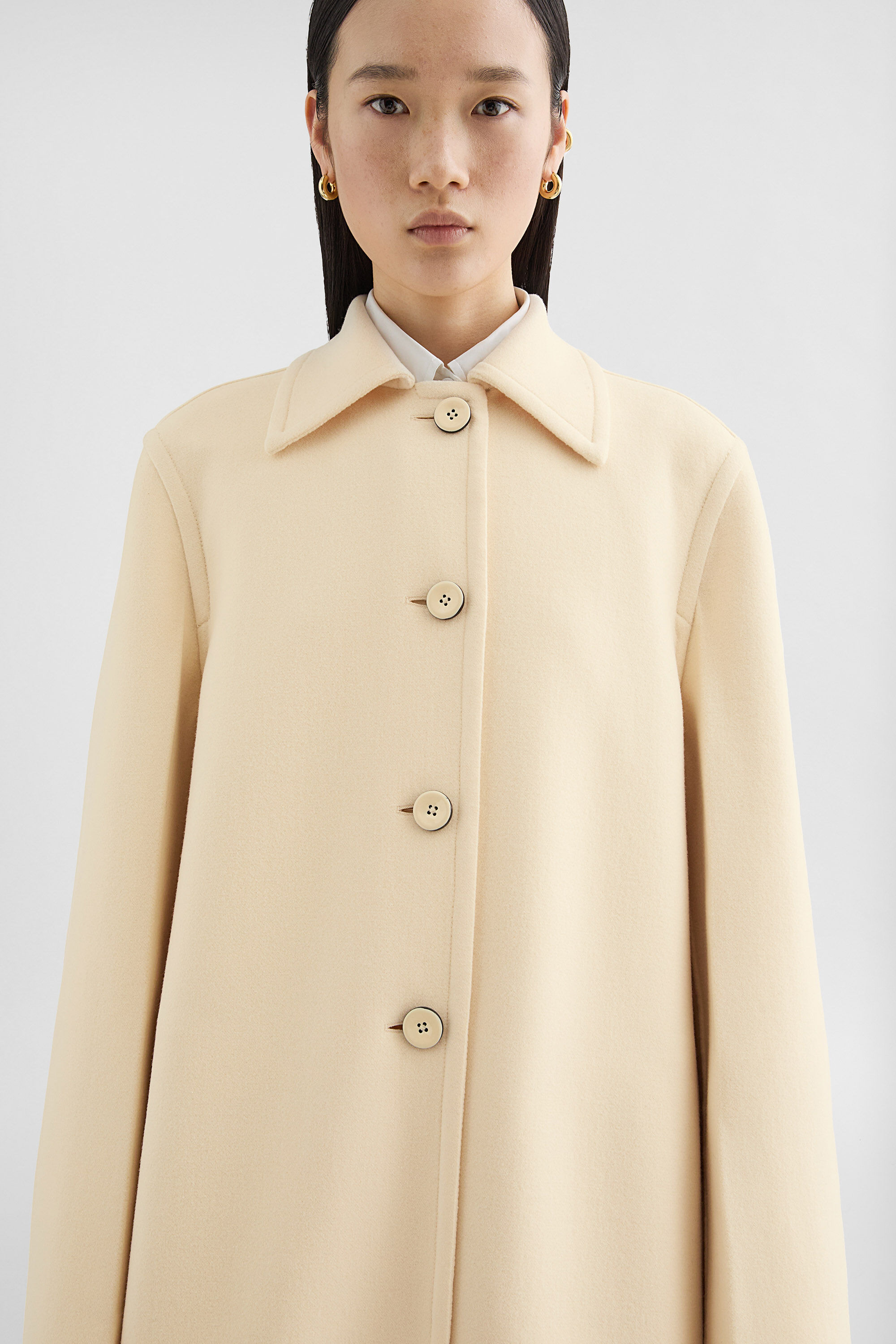 Double Wool Coat - 3