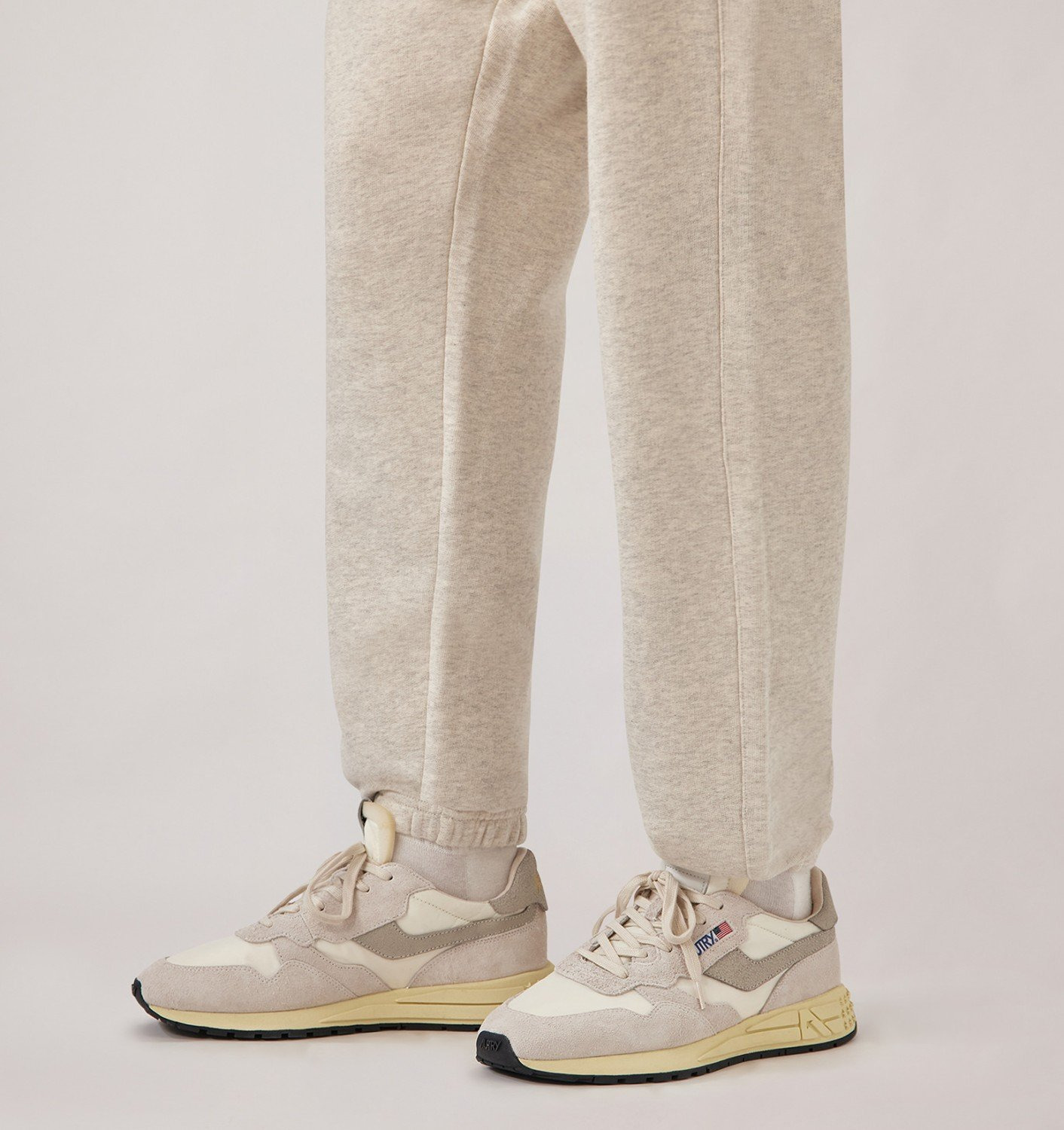 REELWIND LOW SNEAKERS IN WHITE NYLON AND SUEDE - 3