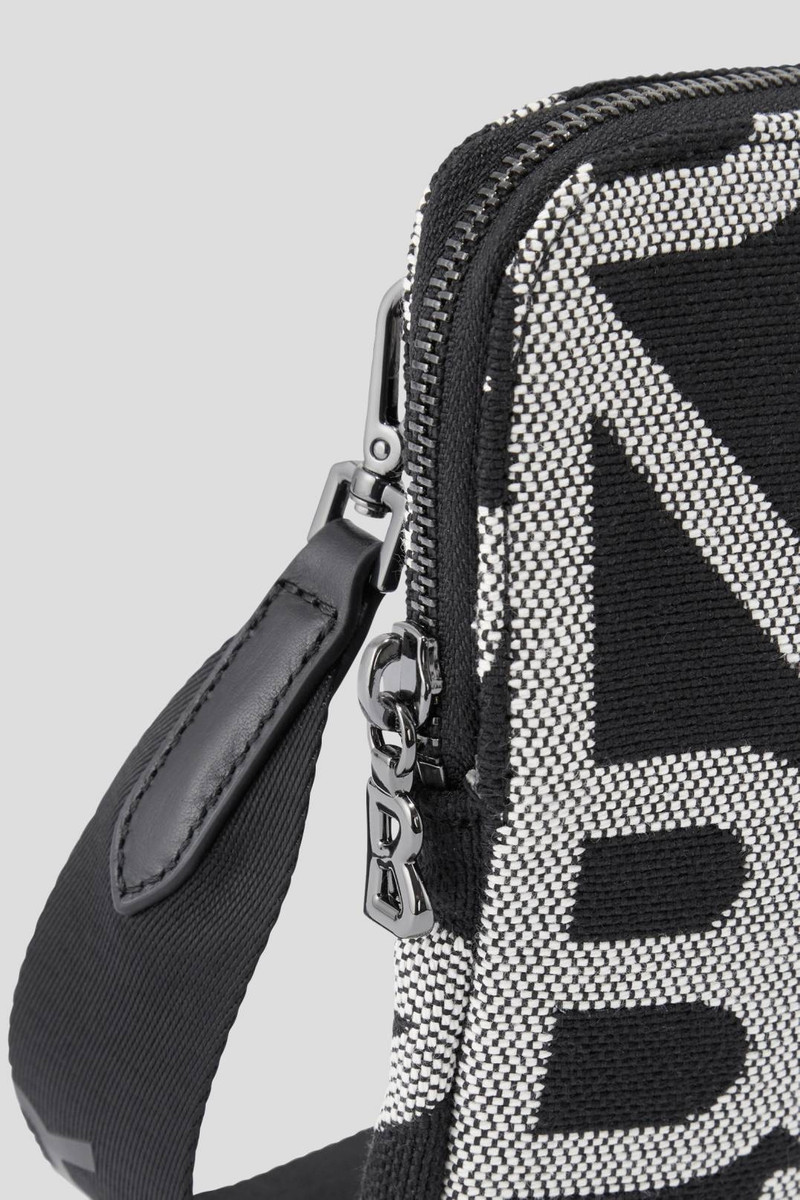 PANY JOHANNA SMARTPHONE POUCH IN BLACK/WHITE 5