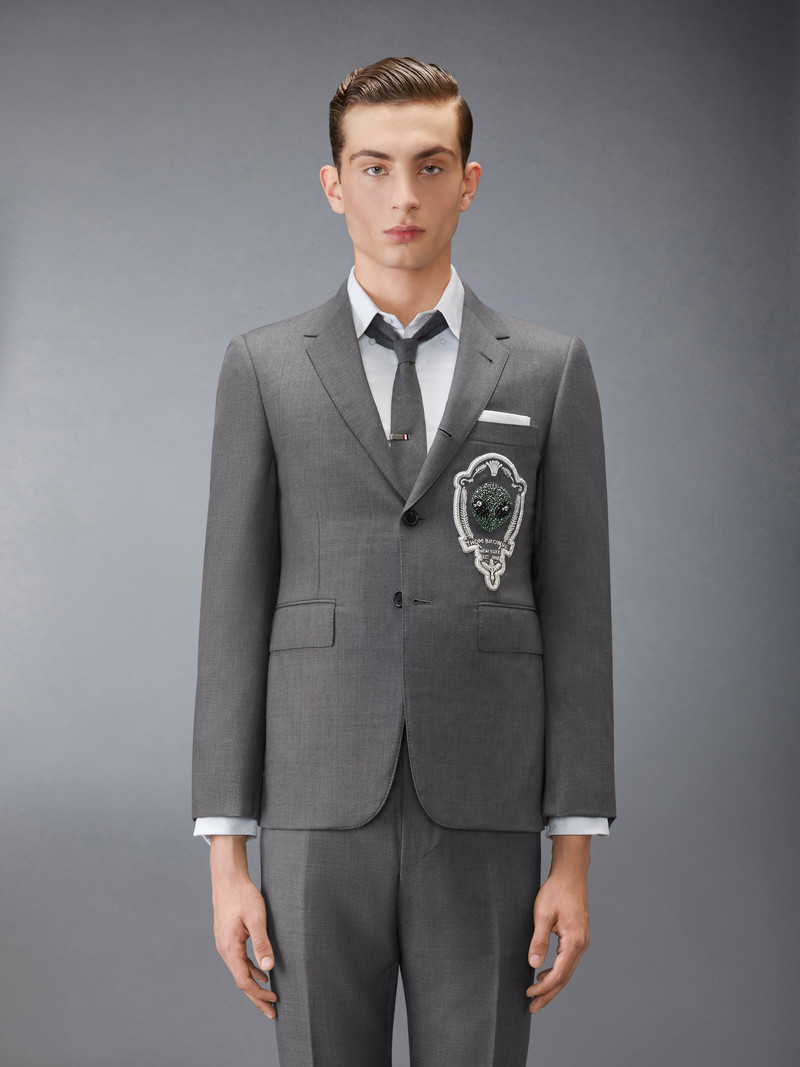 Thom Browne SUPER 120'S TWILL ALIEN CREST CLASSIC SPORTCOAT outlook
