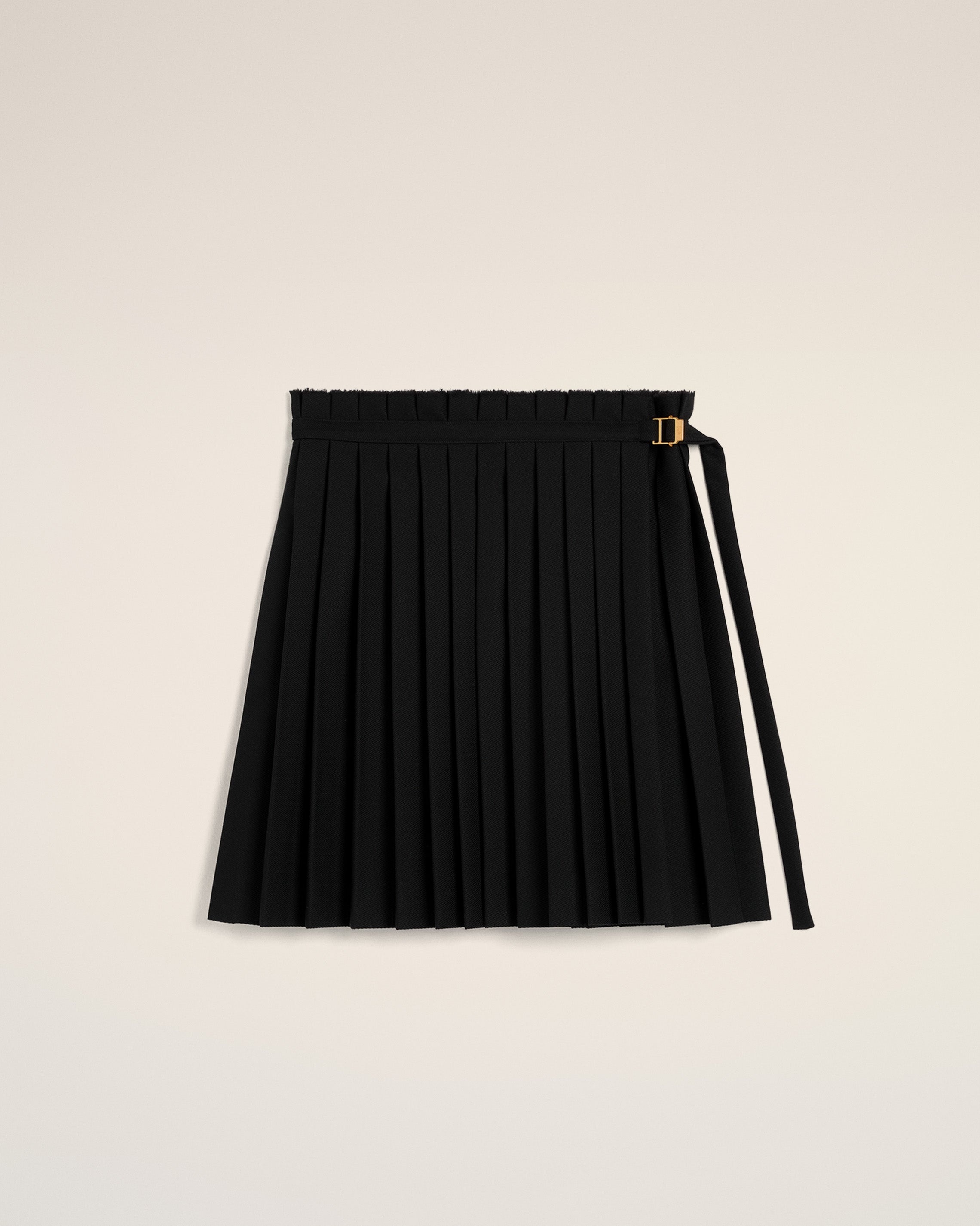 スカート AMI PARIS SS25 Black polyester skirt (FSK353PL0027 001) Crêpe maxi skirt in black - Ami Paris | Mytheresa