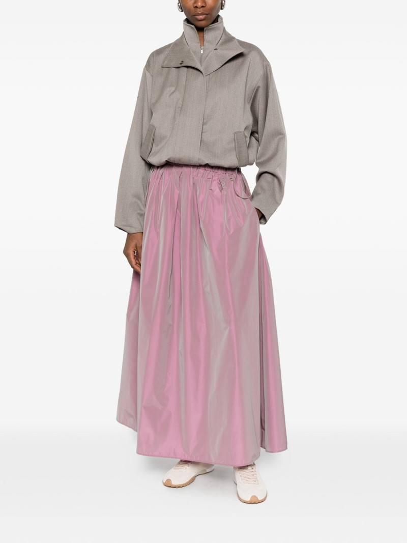 Herno ruffled maxi skirt outlook