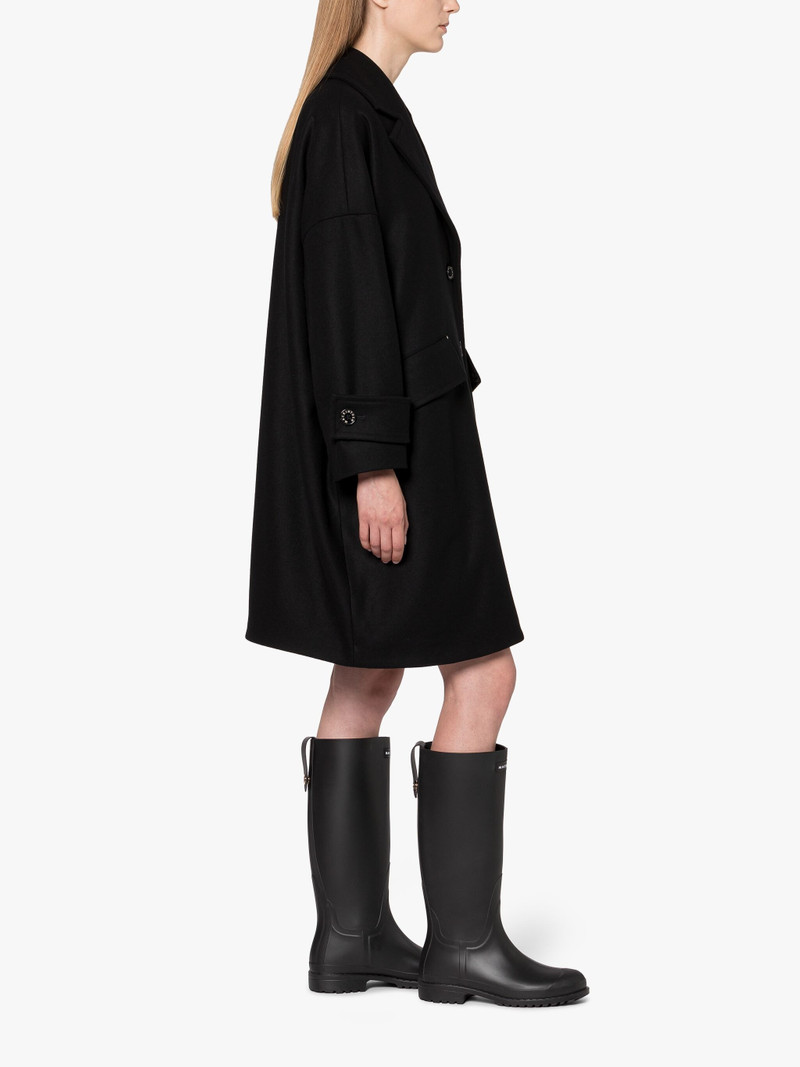 Mackintosh HUMBIE CHESTER BLACK WOOL OVERCOAT outlook