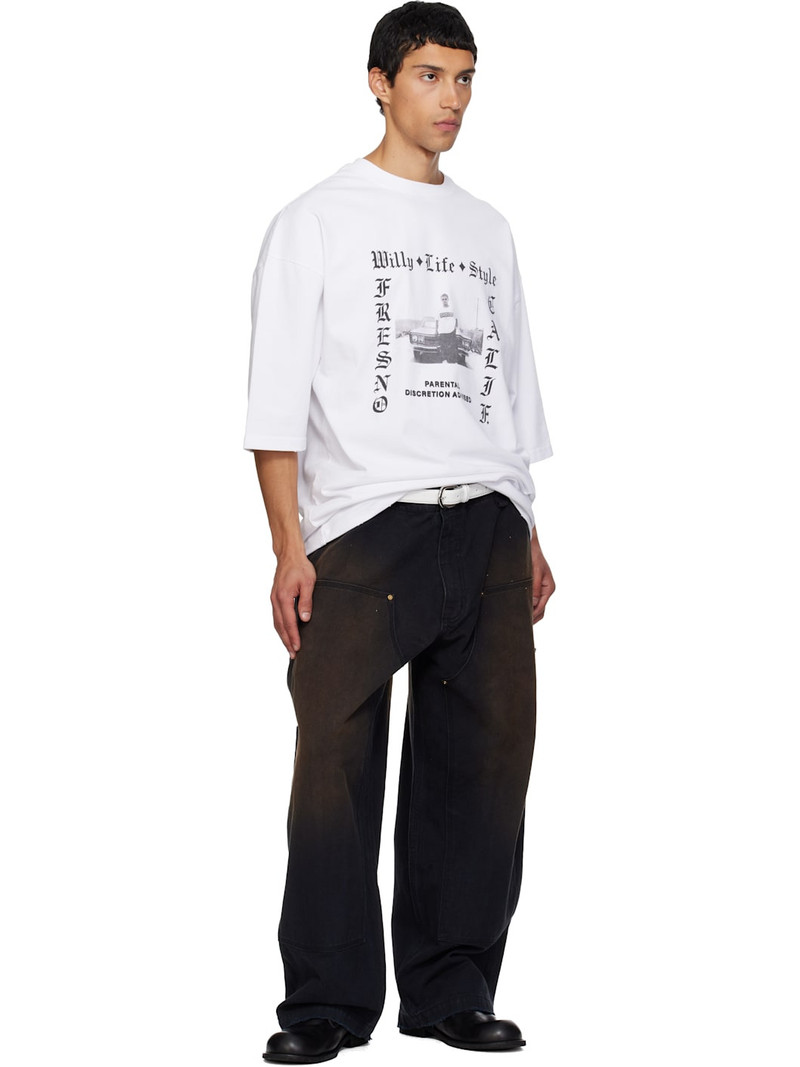 WILLY CHAVARRIA White 'Willy Life Style' Northsider T-shirt outlook