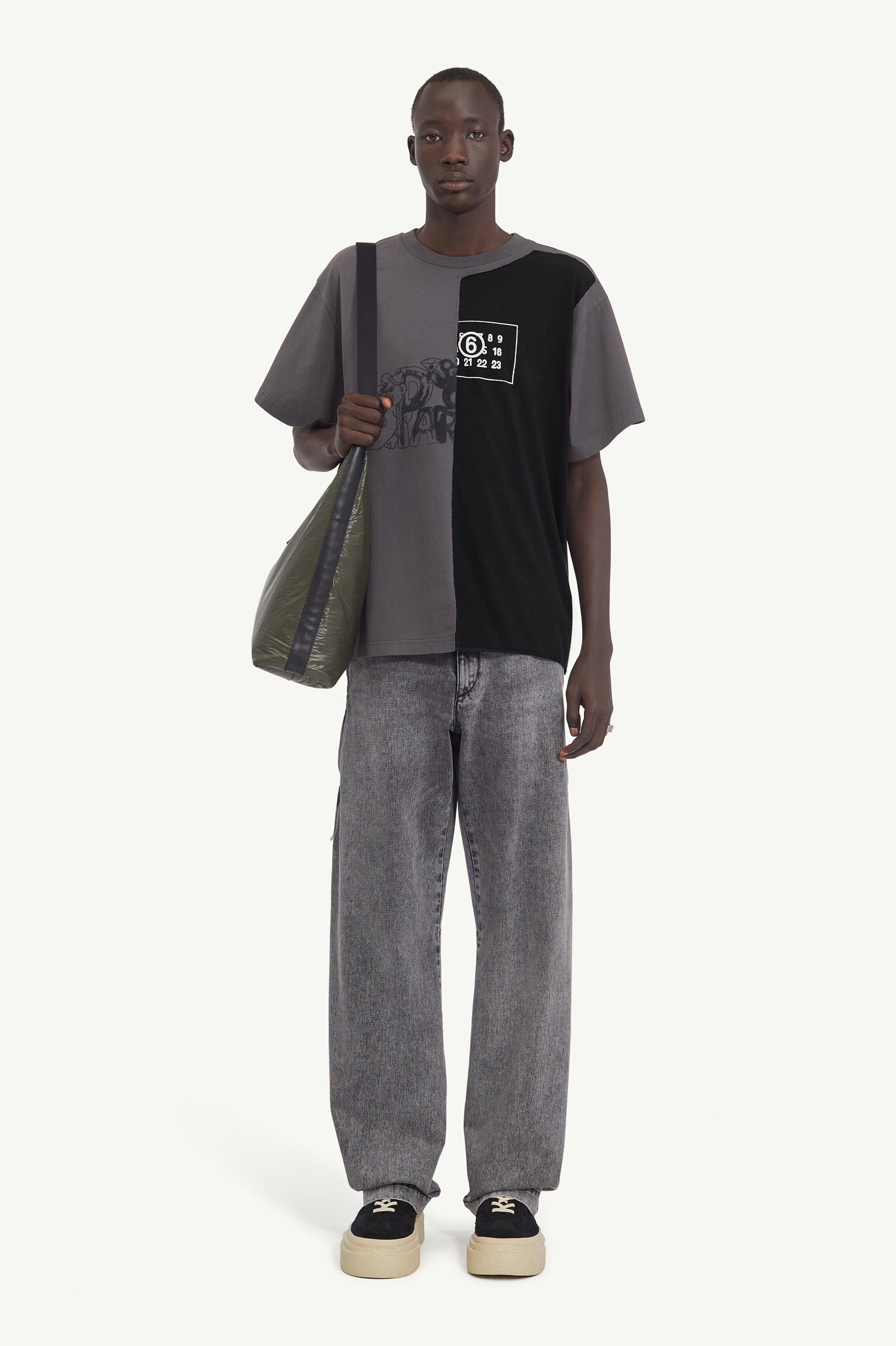 Spliced Cotton jersey T-shirt - 2