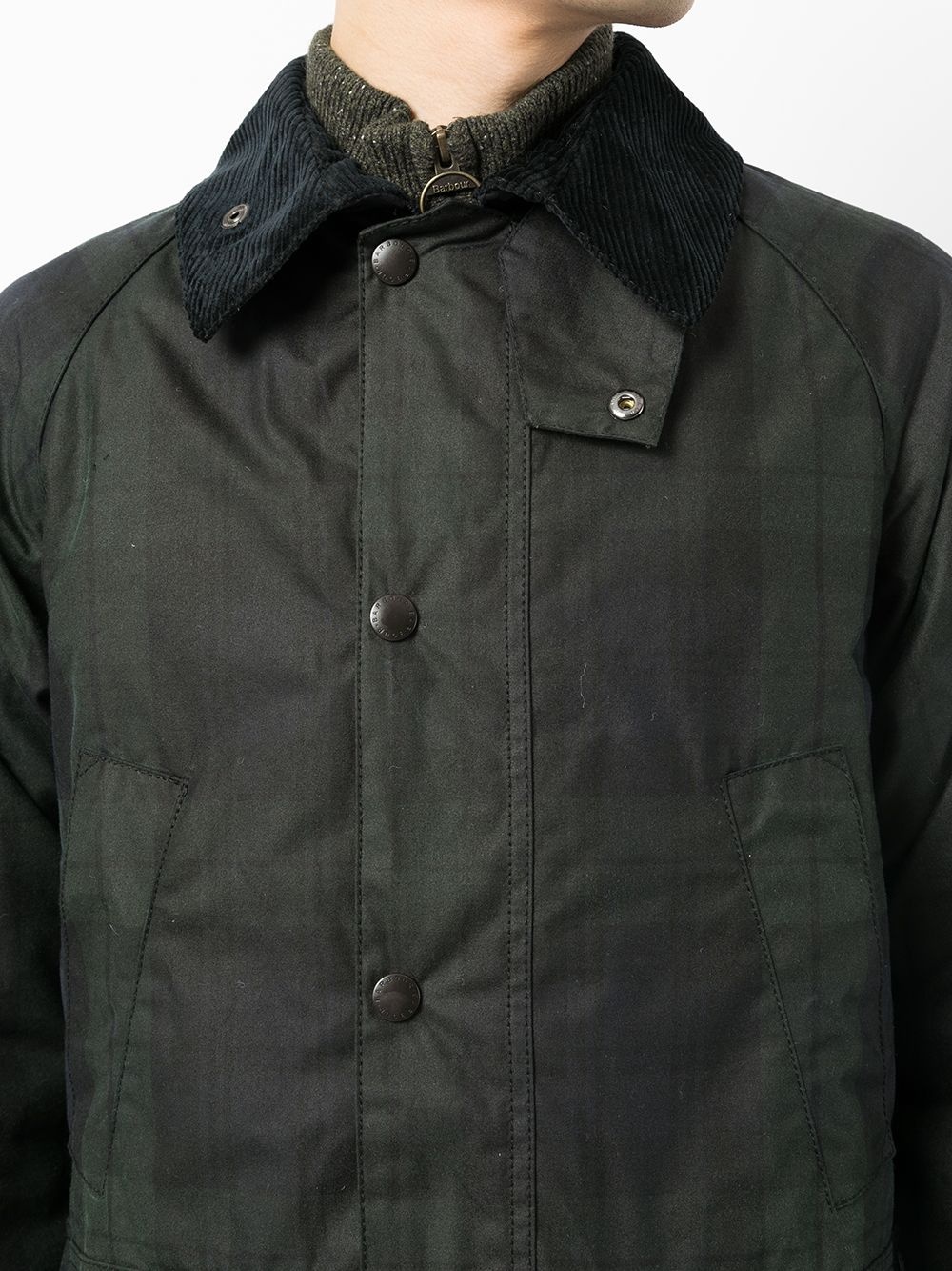 SL Bedale check-print windbreaker - 5