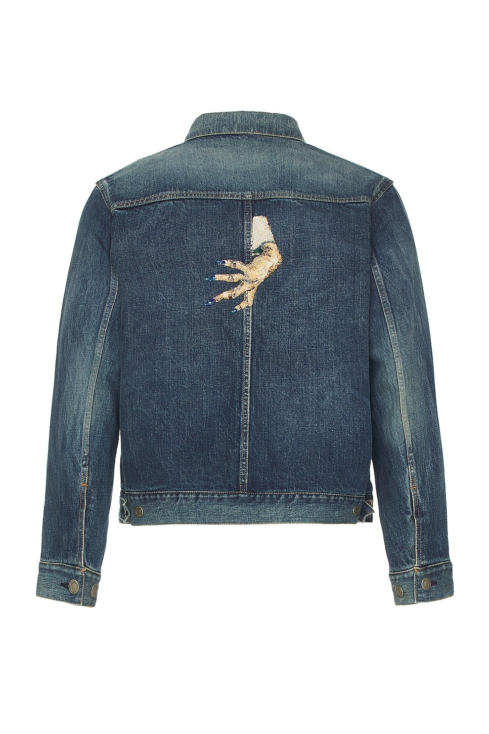 UNDERCOVER Hand Denim Jacket | forward | REVERSIBLE