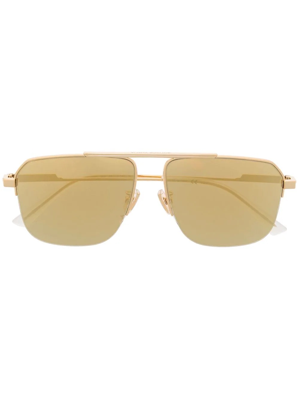 Bond rectangular-frame sunglasses - 1