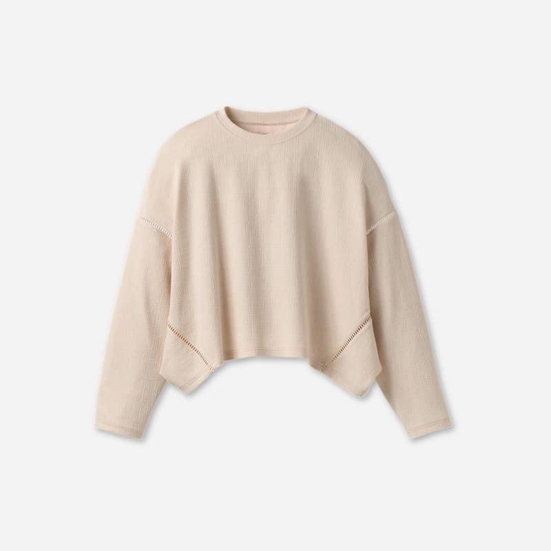 ® Women's Hayvie Crewneck Tops in Cream 1