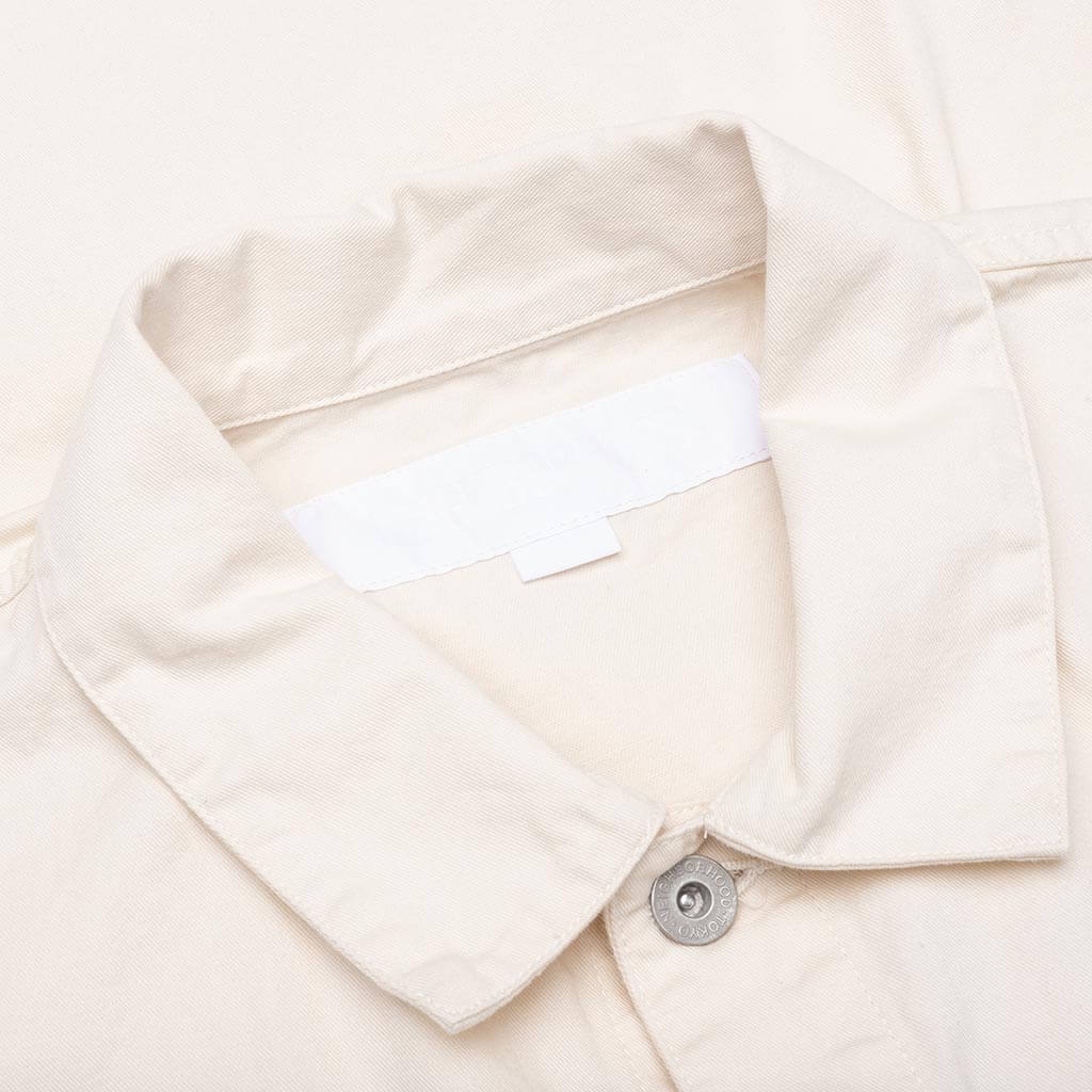 SHORT COVERALL JACKET - WHITE - 3
