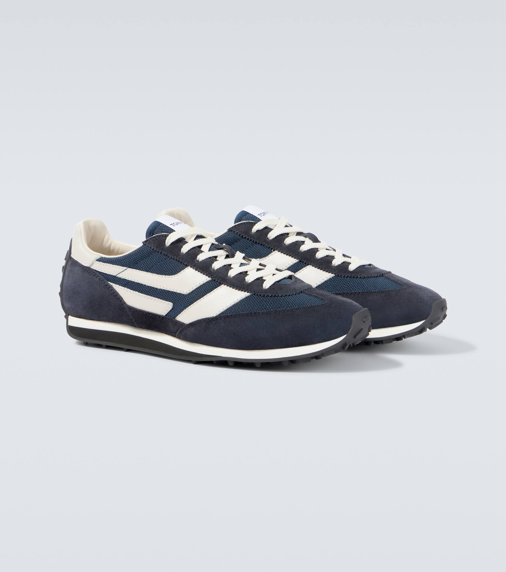 【関税＆送料込み】Tom Ford 'Mick' Sneakers TOM FORD Mick Sneakers | Blue | FARFETCH