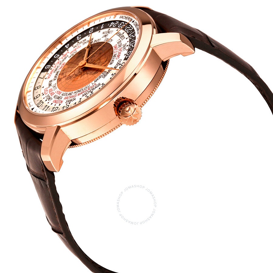 Vacheron Constantin Traditionnelle World Time 18kt Rose Gold Men's Watch 86060/000R-8985 - 2