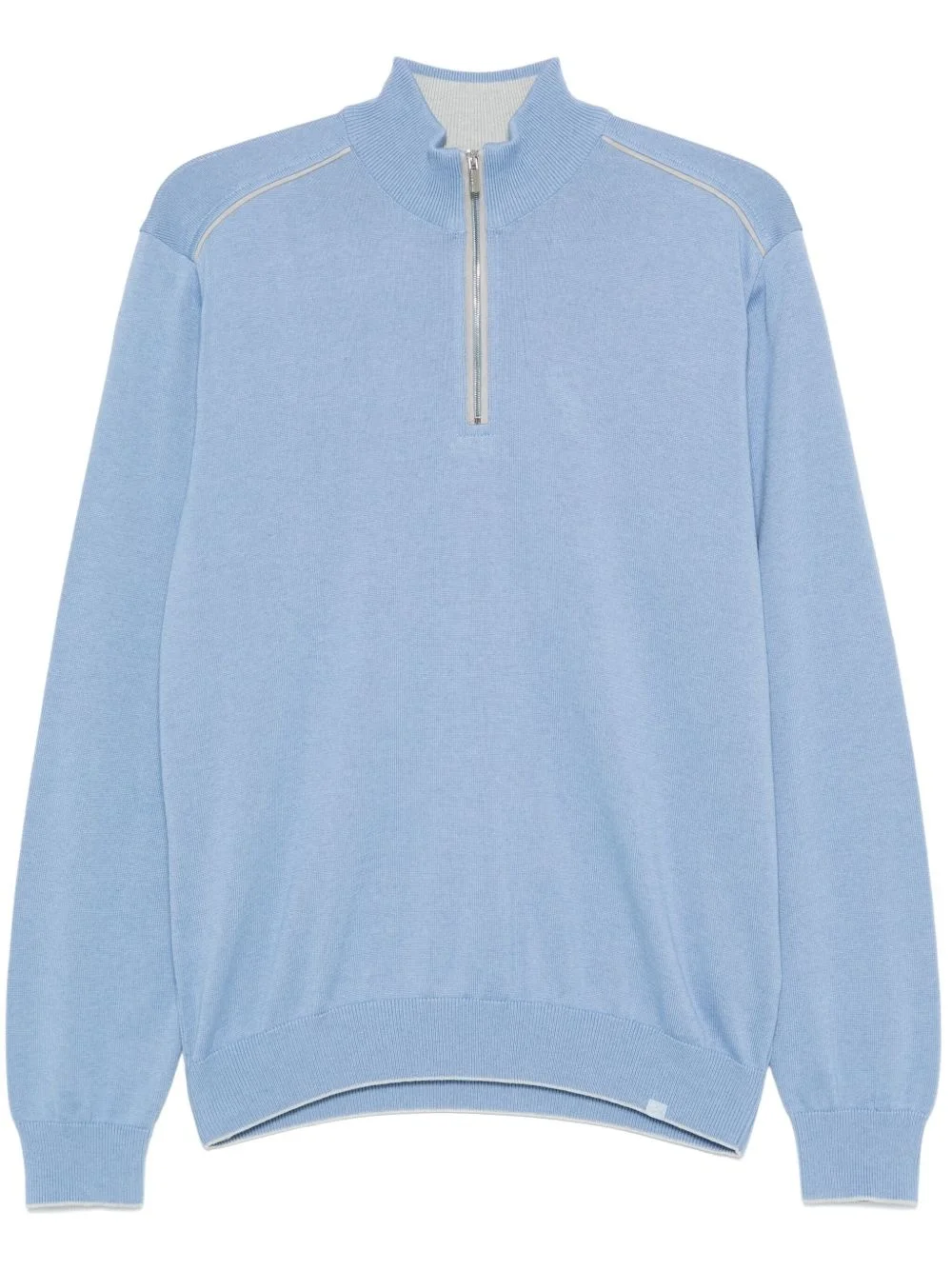 half-zip polo shirt - 1