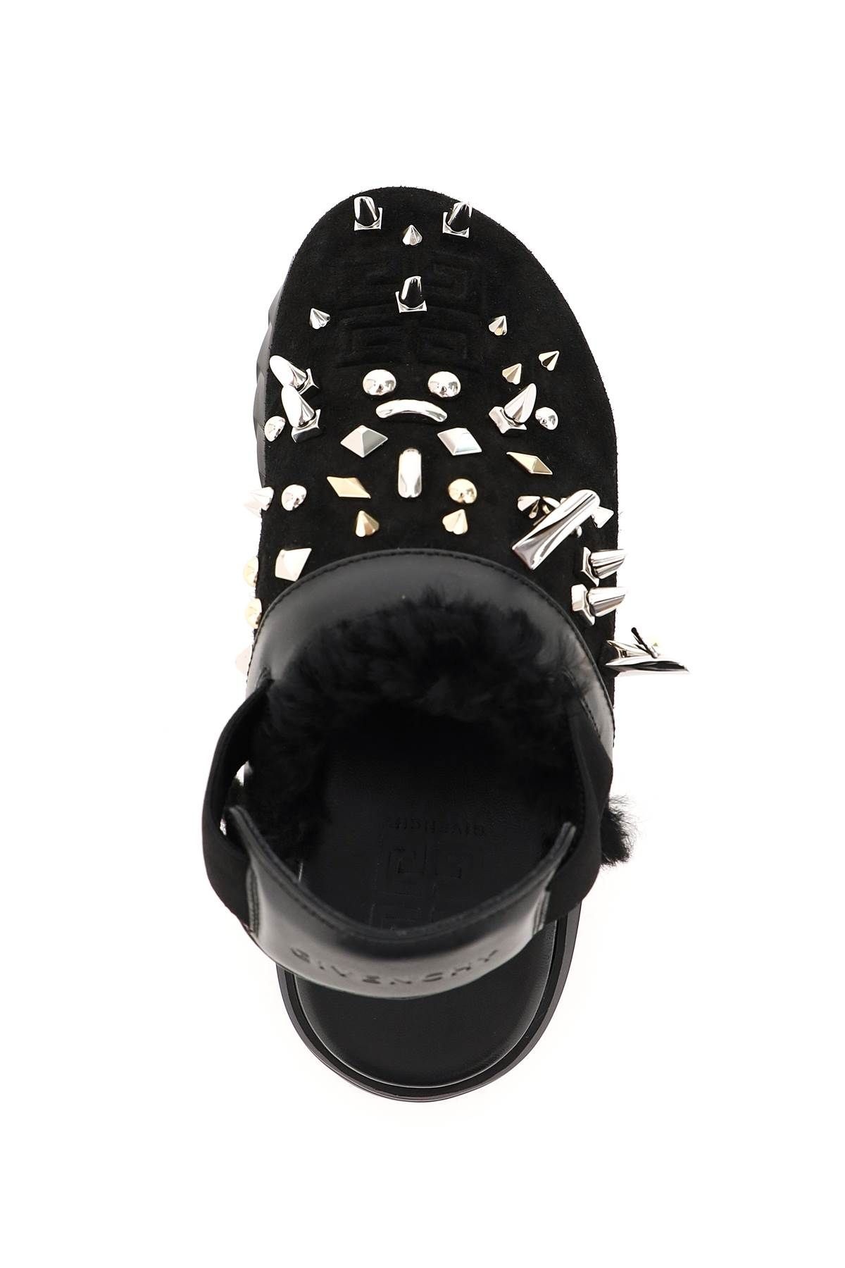 MARSMALLOW CLOG SANDALS WITH STUDS - 3