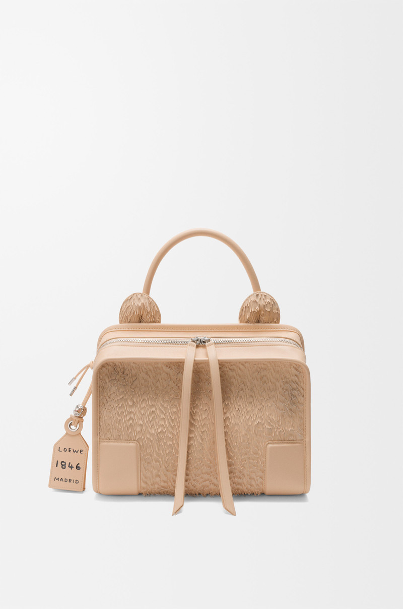Medium Lion Fringed Cut Amazona 180 bag in nappa lambskin 5