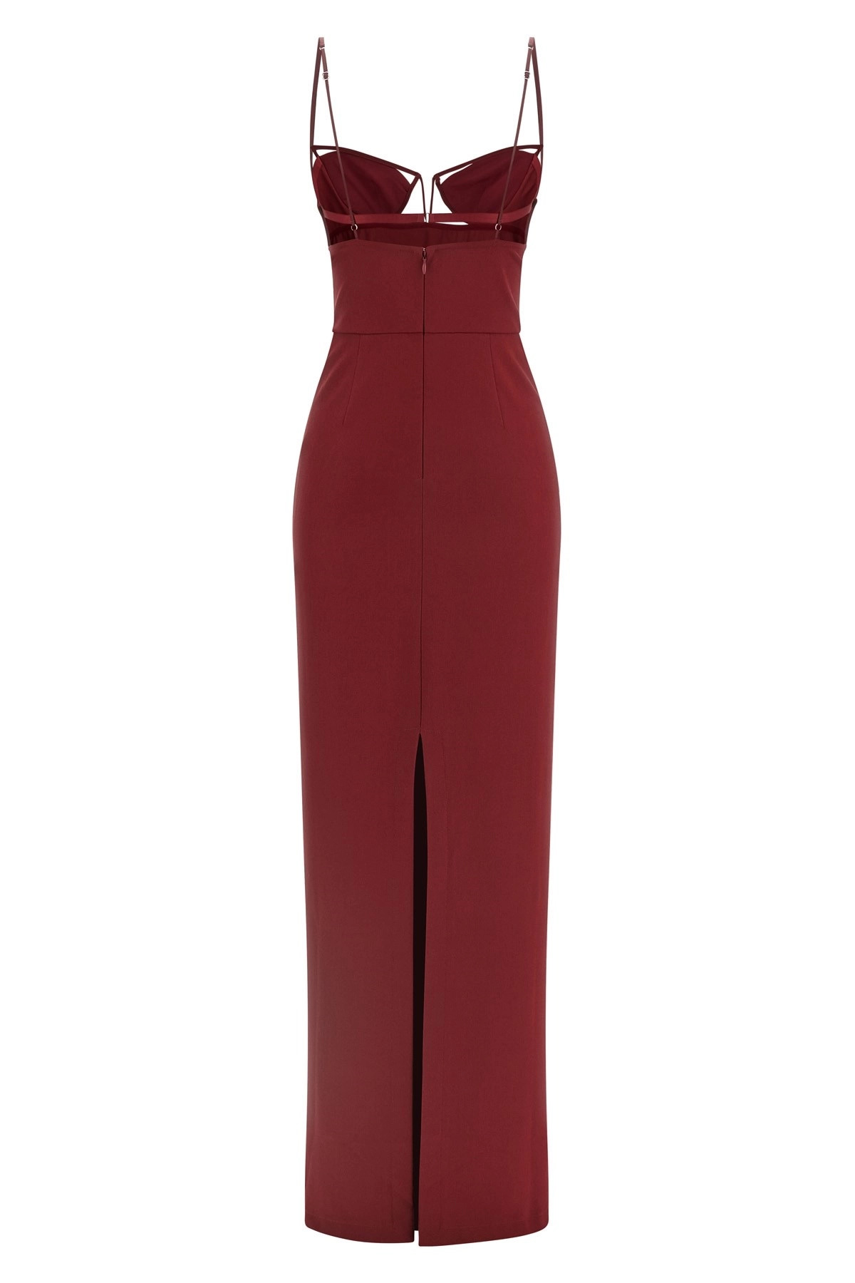 'V-Wire Bra Maxi' dress - 2