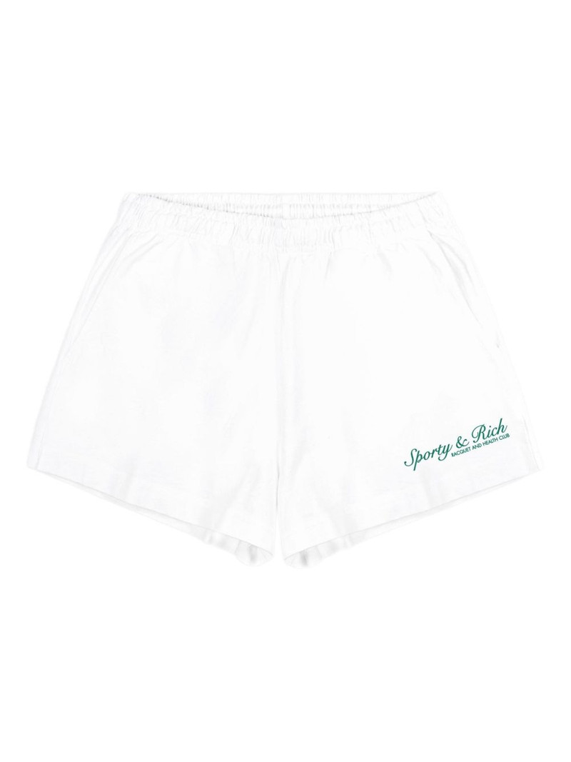 Syracuse Disco logo-embroidered shorts 1