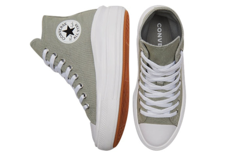 (WMNS) Converse Chuck Taylor All Star Move Platform High 'Seasonal Color - Slate Sage Gum' A00562C 4