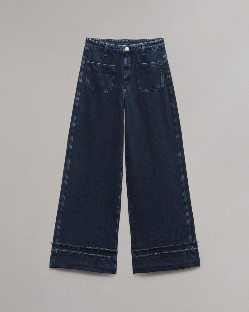 Marina Full-Length Jean Lightweight Rigid Denim - 1