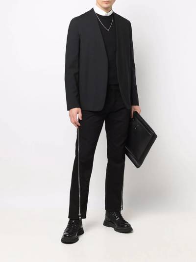 Alexander McQueen mid-rise straight-leg trousers outlook