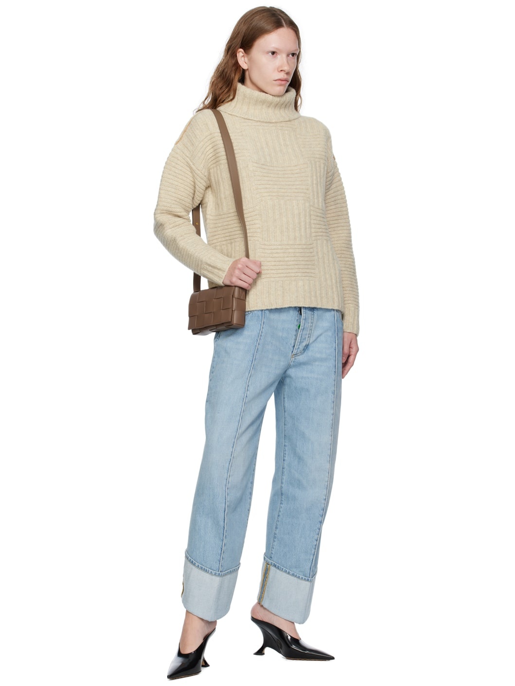 Taupe Small Cassette Bag - 4