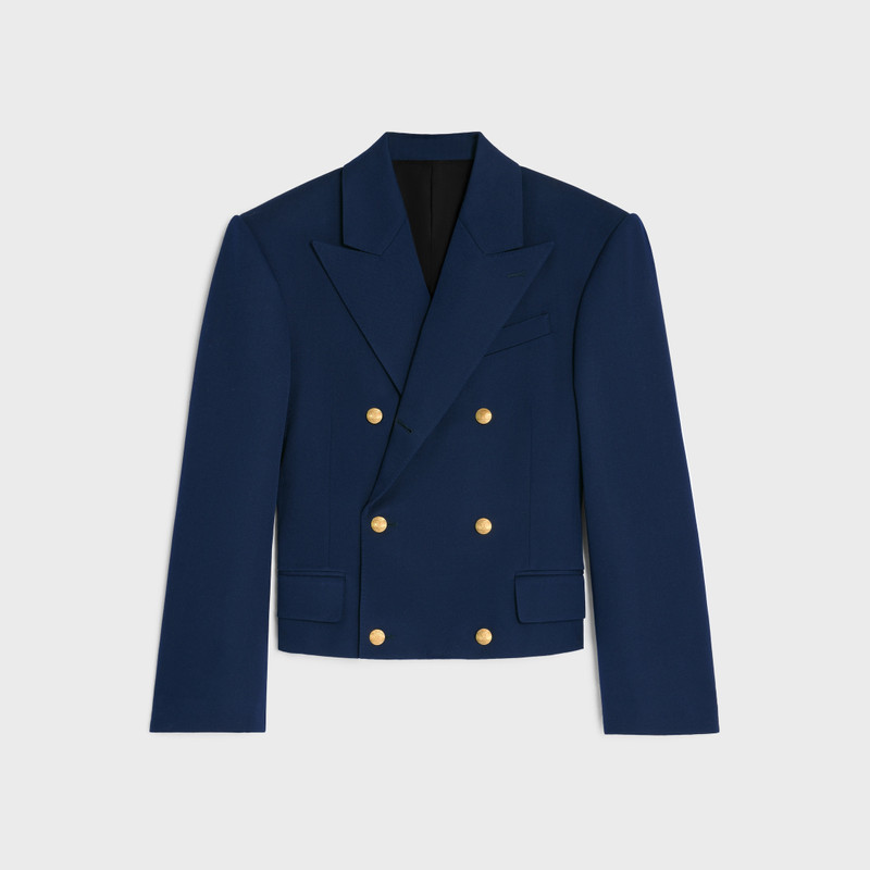 colonne blazer IN DIAGONAL WOOL 1