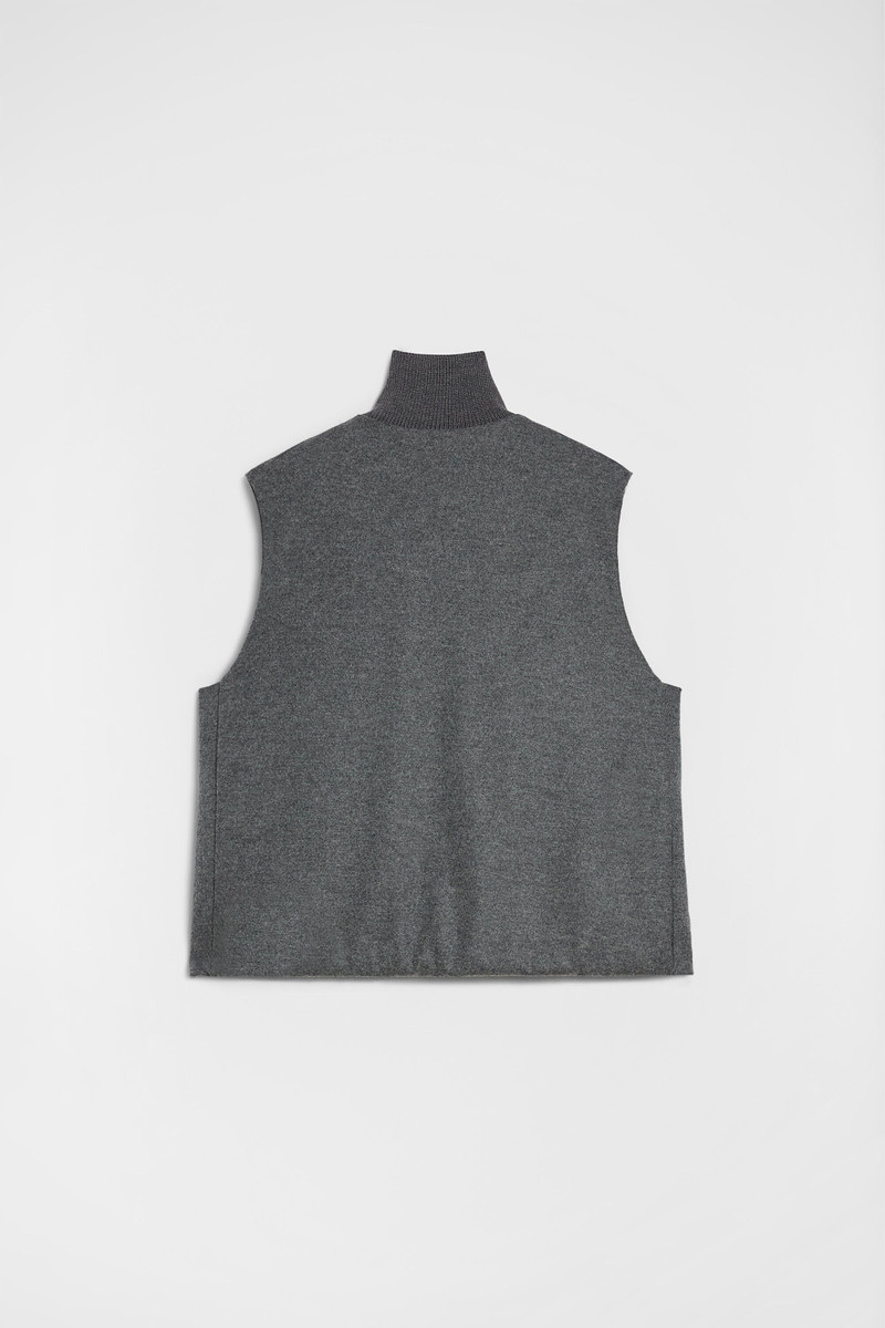 Wool Melton Padded Vest 5