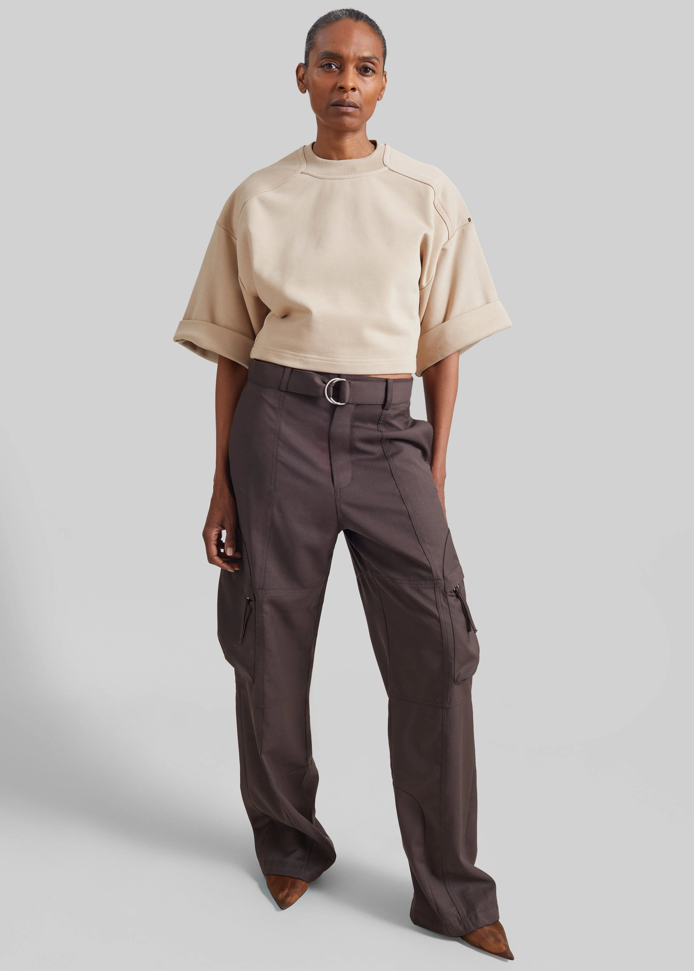 Sportmax Spdananas Top - Beige - 1