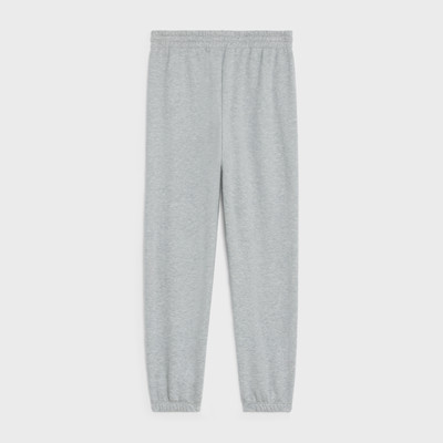 CELINE triomphe track pants in cotton and cashmere outlook