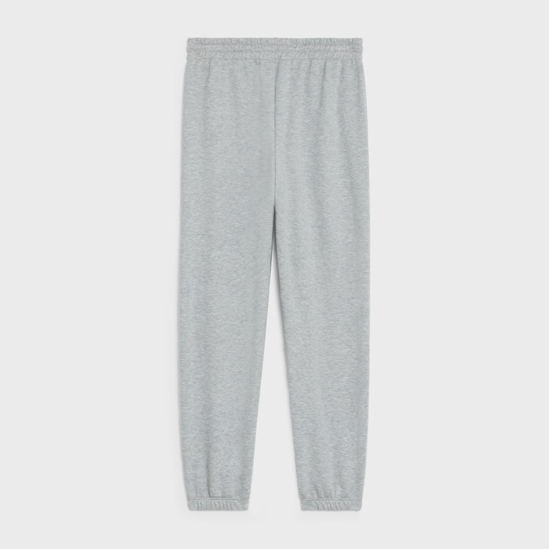 CELINE triomphe track pants in cotton and cashmere outlook