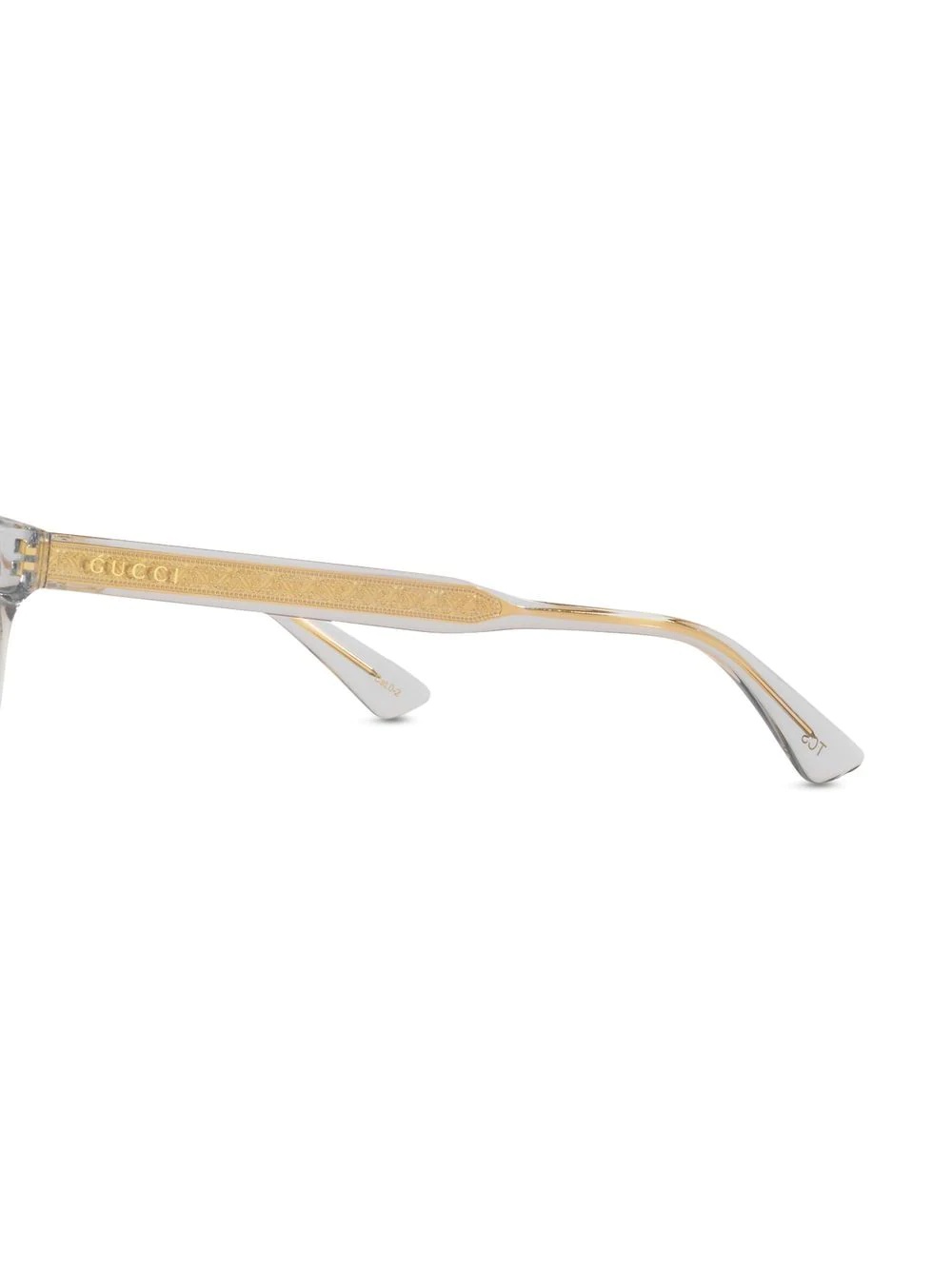 GC001837 gold-trim optical glasses - 3