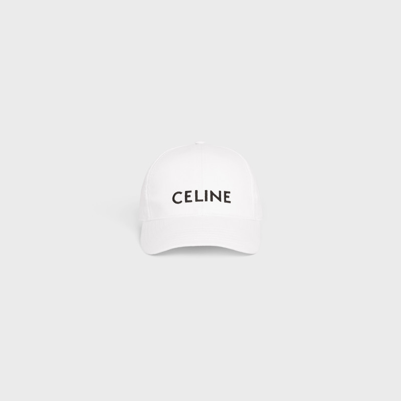 CELINE CELINE BASEBALL CAP IN COTTON outlook