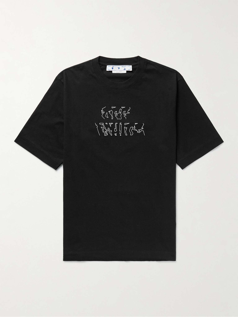 + Neen Embellished Cotton-Jersey T-Shirt - 1