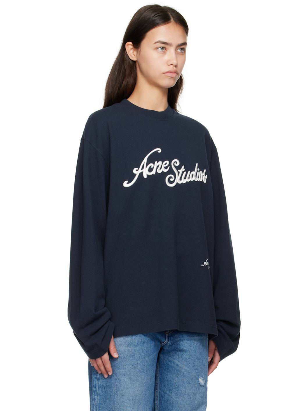 Navy Logo Relaxed Fit T-shirt - 2