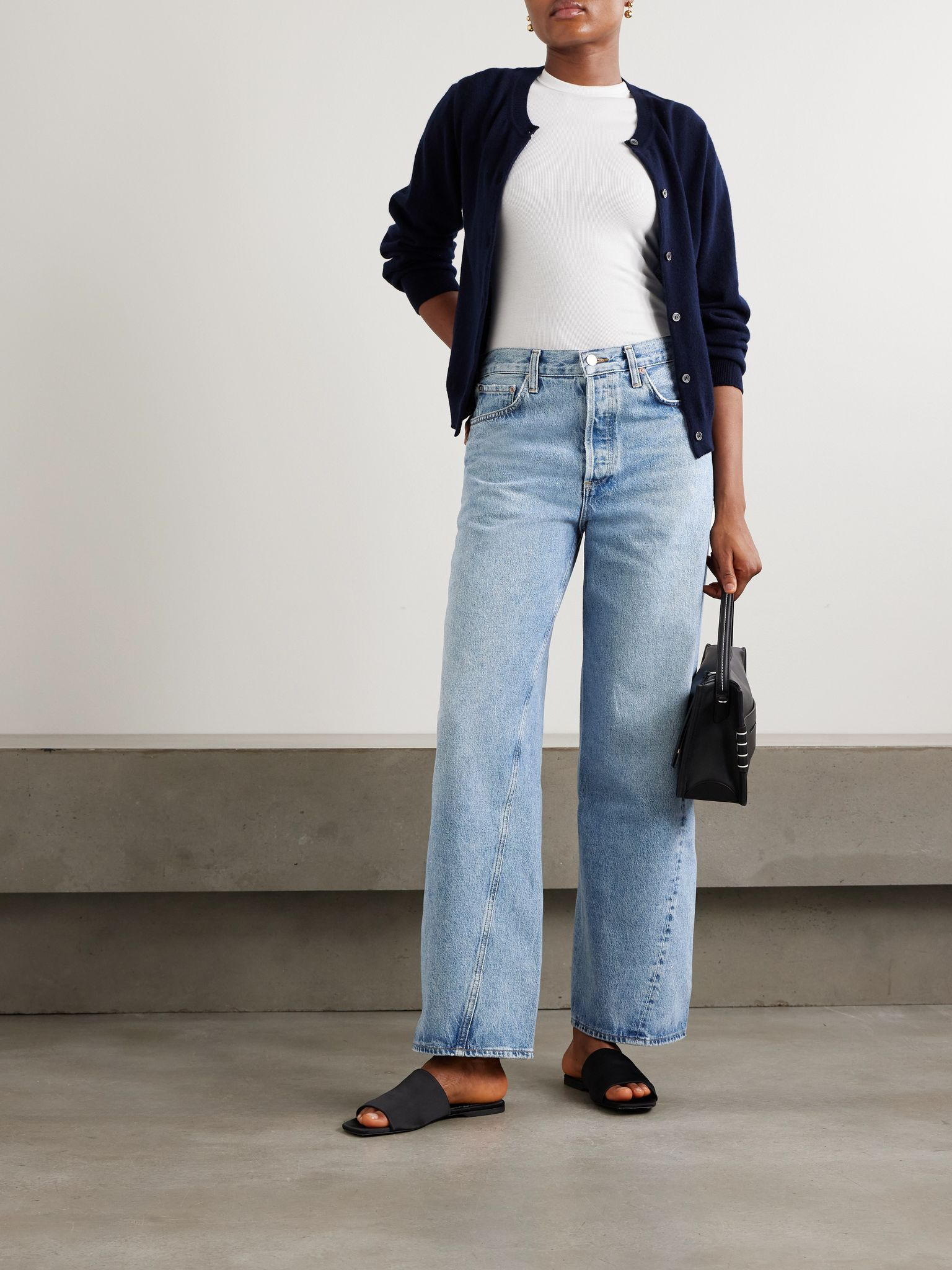 Twist Low Slung Baggy jeans Light denim - 2