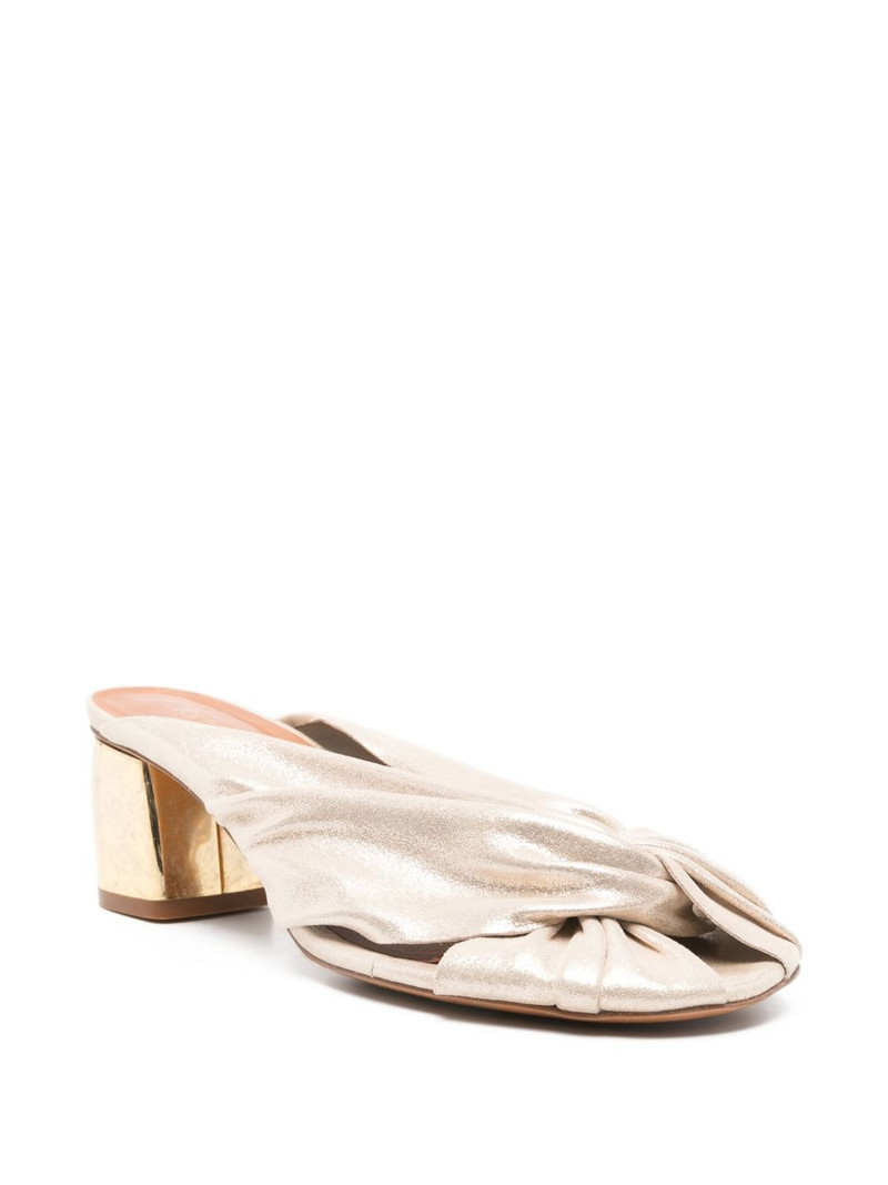 forte_forte twisted block-heel sandals outlook