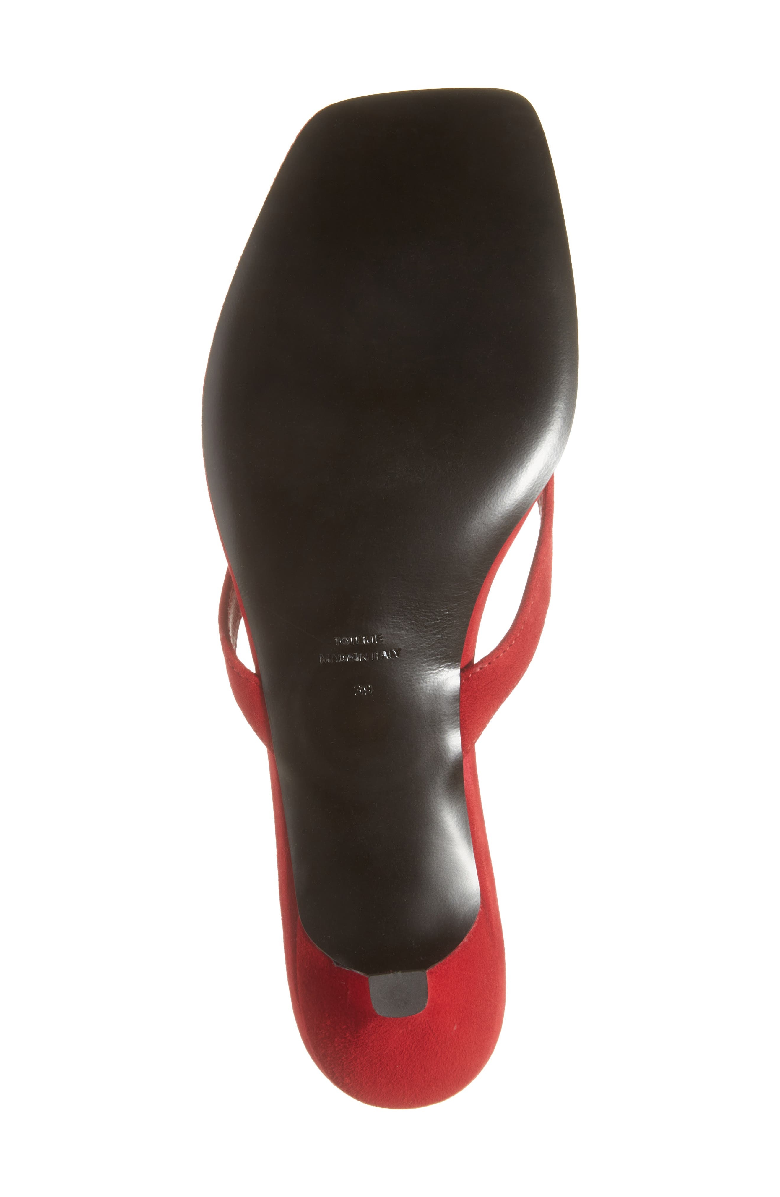 TOTEME Kitten Heel Flip Flop in Scarlet at Nordstrom - 6