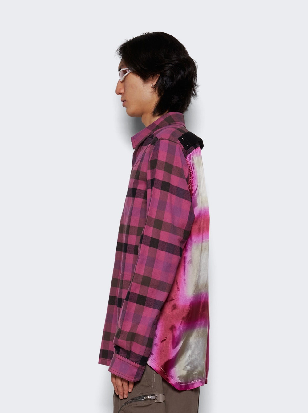 Fogpocket Plaid Outershirt Hot Pink - 4
