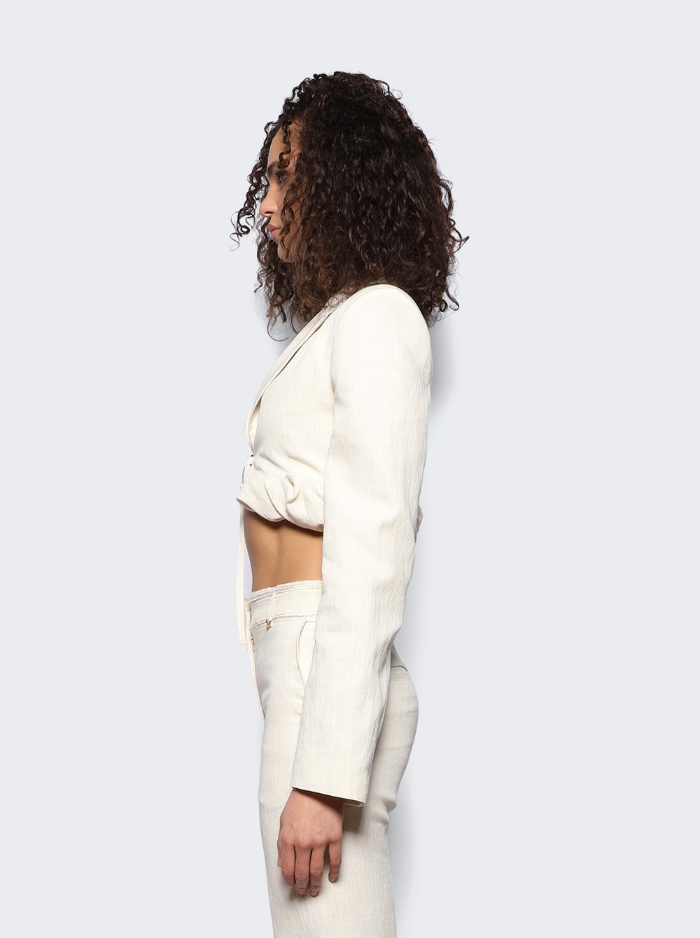 La Veste Croissant Blazer Off White - 4