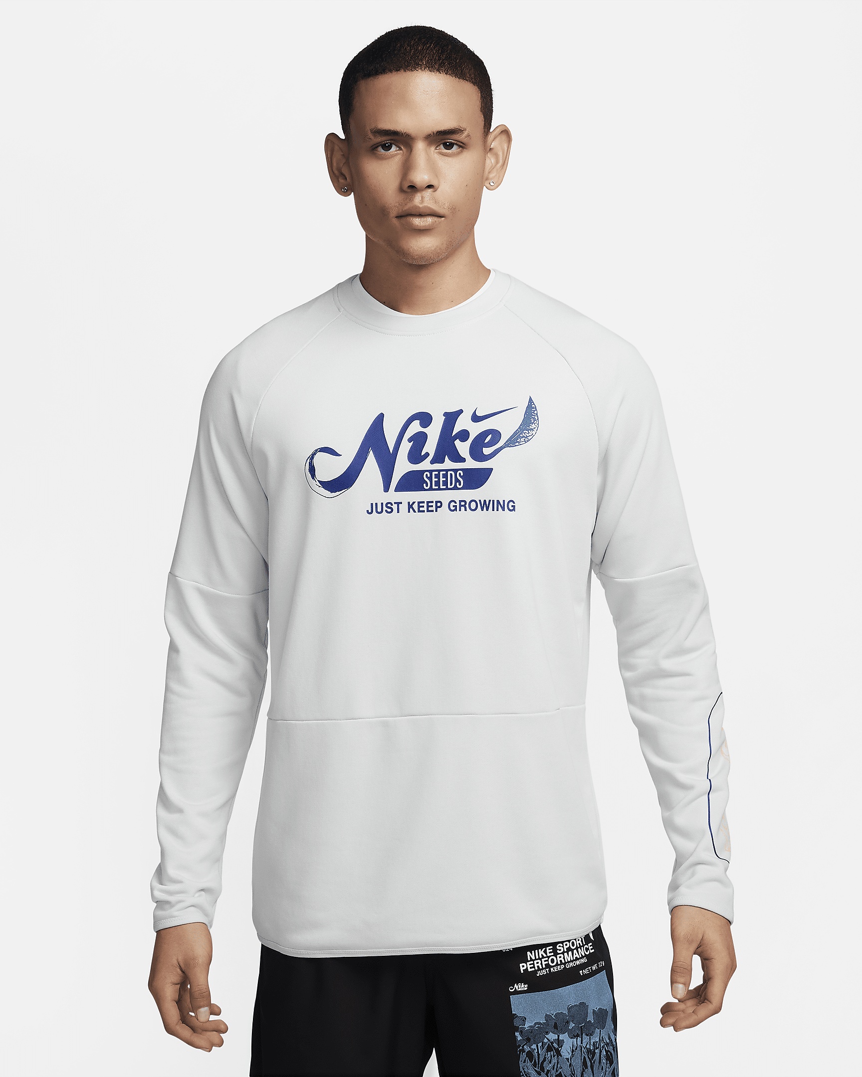 Nike Nike Men's Dri-FIT Fleece Fitness Crew-Neck Top