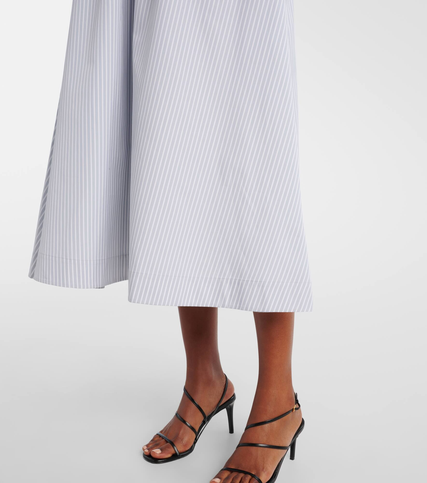 Josie striped cotton midi dress - 5