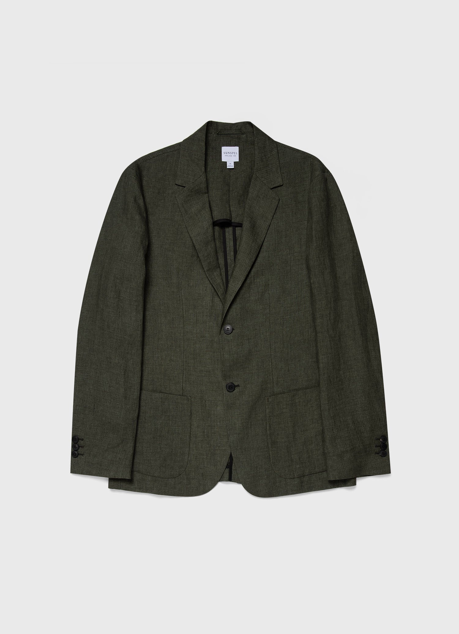 Linen Unstructured Blazer - 1