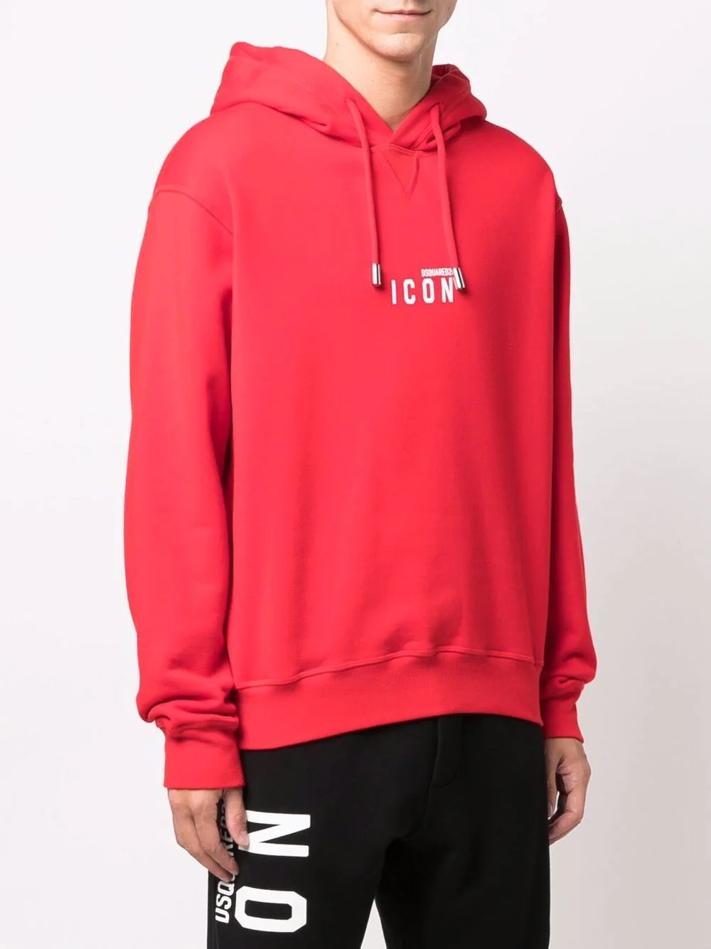 logo-print hoodie - 3