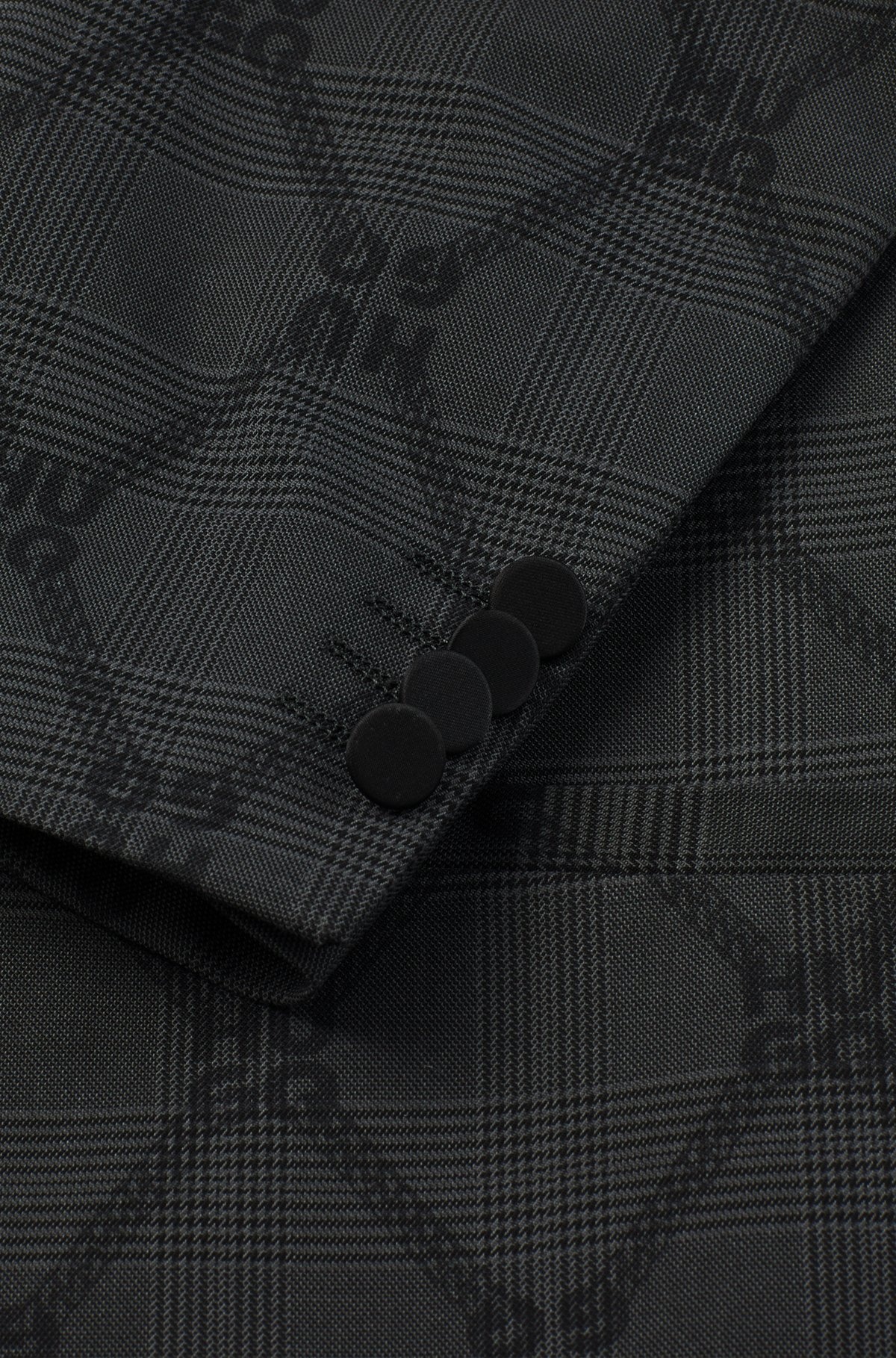 MODERN-FIT TUXEDO IN CHAIN-PRINT TWILL - 9