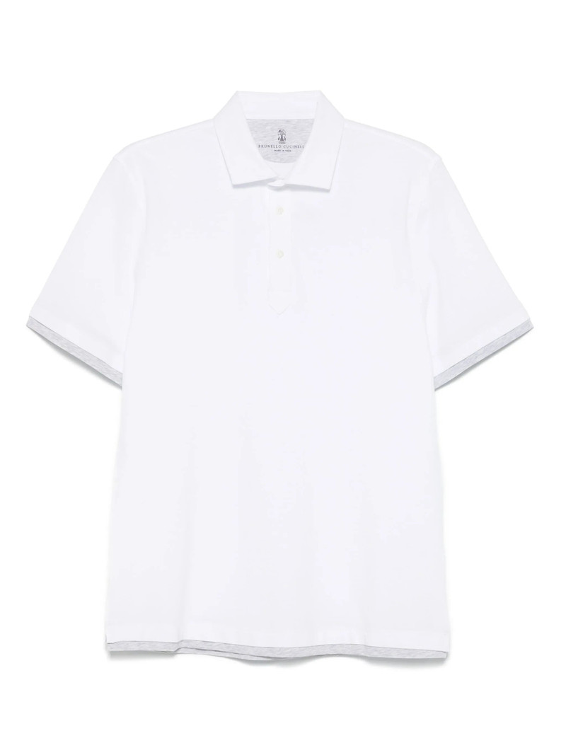 Brunello Cucinelli Faux-layered Polo Shirt 1