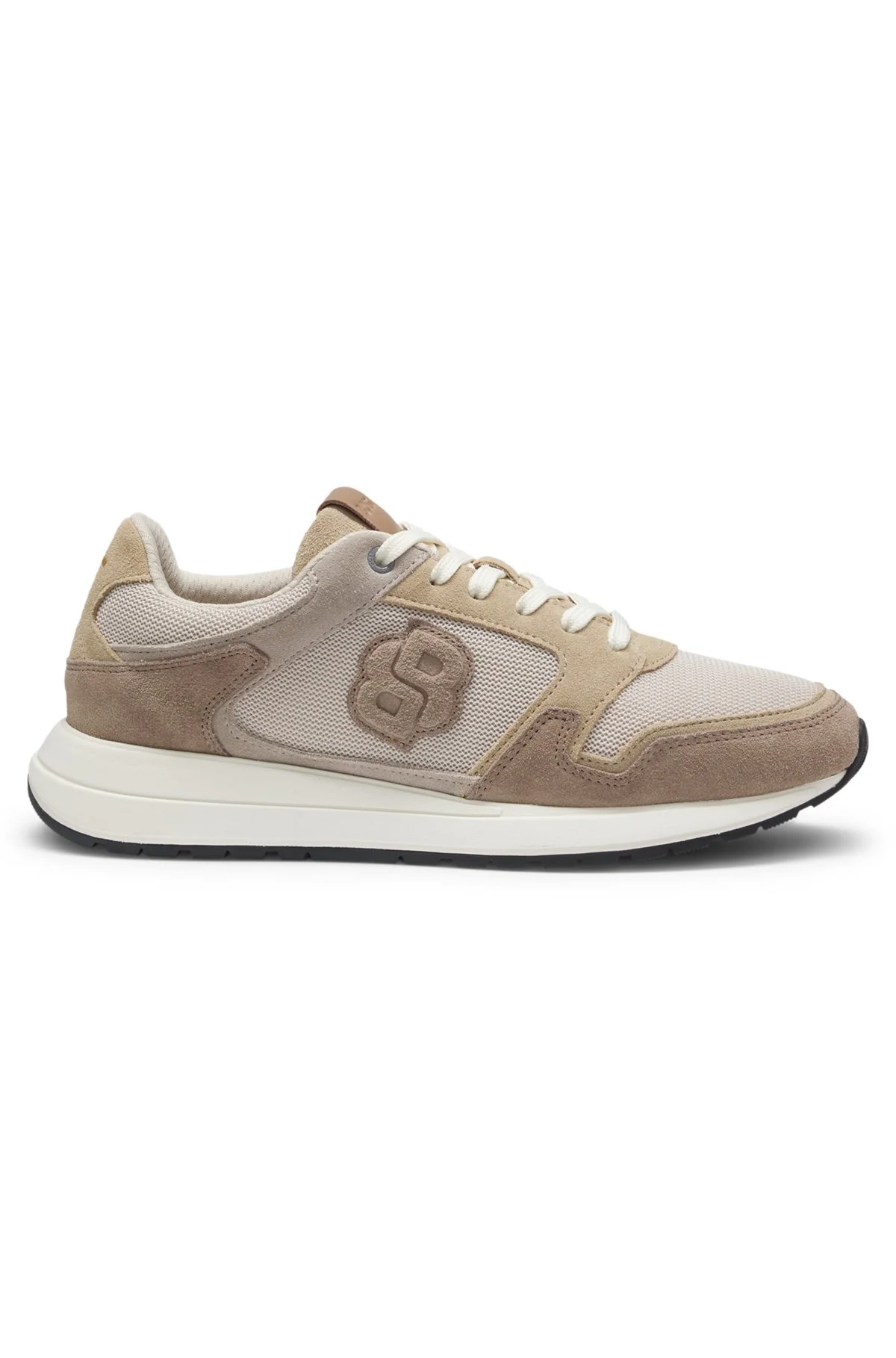 SUEDE TRAINERS WITH DOUBLE B MONOGRAM - 1